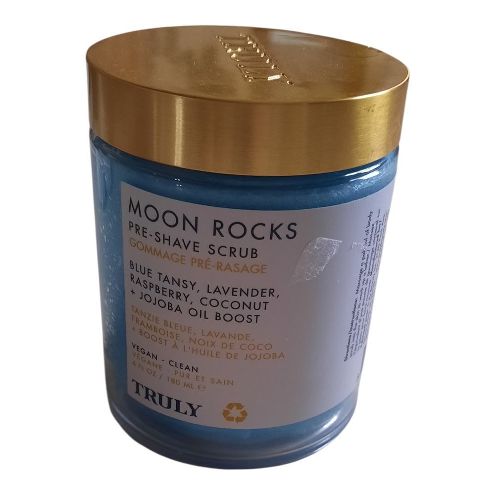 TRULY Moon Rocks Pre-Shave Scrub - Blue and Gold